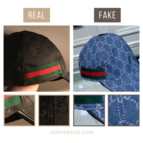 how to spot fake gucci cap|is gucci baseball cap real.